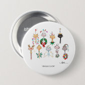 ジングル猫ボタン 缶バッジ (正面&裏面)