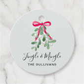 ジングル アンド ミンゲル ミスティルート グリーン クリスマス フェイバータグ (正面)