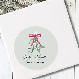 ジングル アンド ミンゲル ミスティルート グリーン クリスマス フェイバータグ