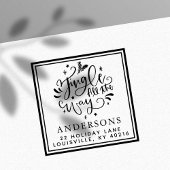 ジングル・オール・ザ・ウェイ クリスマス アドレス セルフインキングスタンプ