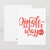 ジングル・オール・ザ・ウェイ シーズンカード (正面/裏面)