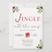 ジングル・オール・ザ・ウェイ 招待状 | パーティー招待状 (正面)