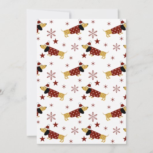 ジングル・オール・ザ・ダックスハウンド・ウェイ シーズンカード (正面)