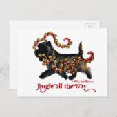 ジングル・ケアン・クリスマス シーズンポストカード (正面/裏面)