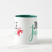 ジングル・ジュース |おもしろいクリスマス酒のユーモア マグカップ (中央)