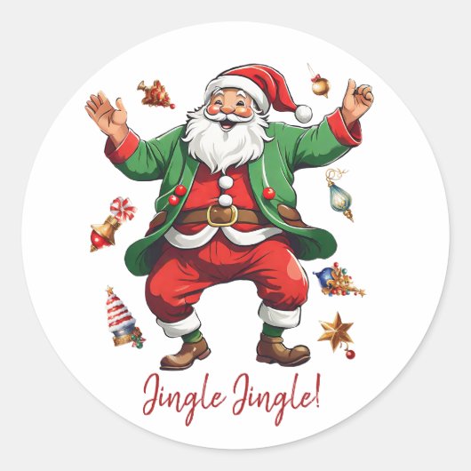 ジングル・ジングル！ ラウンドシール (正面)