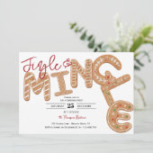 ジングル&ジンジャーブレッドの手紙クリスマスパーティー 招待状 (スタンド正面)