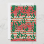 ジングル&フラミンゴ クリスマス・パーティーへの招待状 (裏面)