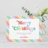 ジングル&ミングルフェスティバルカラフルクリスマス シーズンカード (スタンド正面)