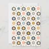 ジングル&ミングルブラック金ゴールド企業のホリデーパーティー シーズンカード (裏面)