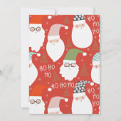 ジングル＆ミングル かわいいクリスマスホリデーパーティー 招待状 (裏面)