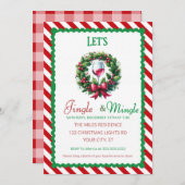 ジングル＆ミンゴル ホリデー カクテルパーティ 招待状 (正面/裏面)