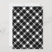 ジングル&モダンミングルクリスマスオーナメントホリデイ 招待状 (裏面)