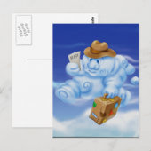 ジングルJingleリトル格言クラウドポストカード ポストカード (正面/裏面)