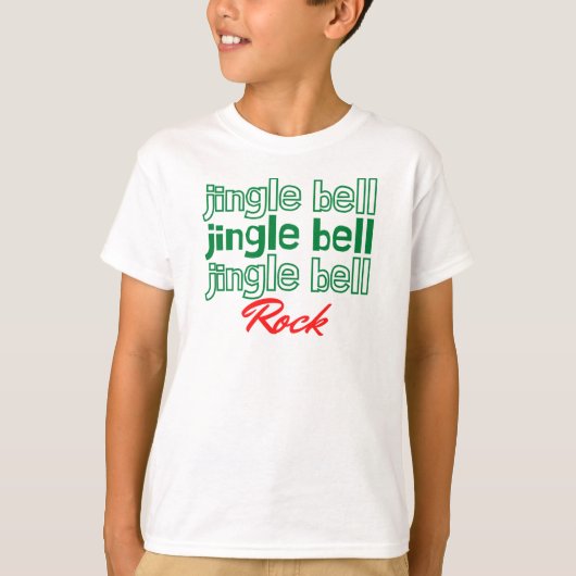 ジングルjingle jingle rock Tシャツ (正面)