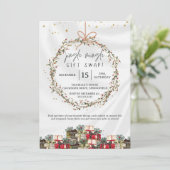 ジングルMingleギフト交換クリスマスパーティー 招待状 (スタンド正面)