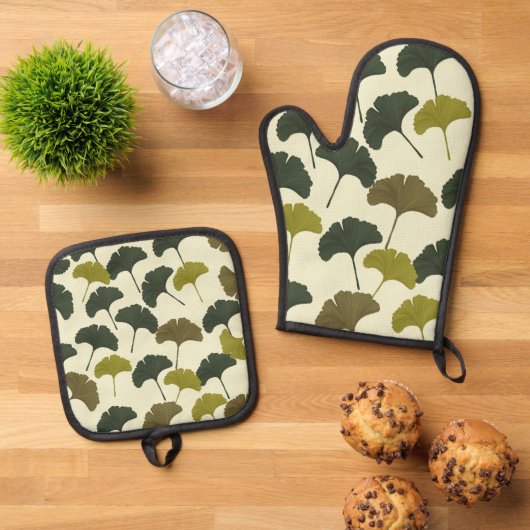 ジンコビルバオ離れ 鍋つかみ&鍋敷きセット (トップダウン)