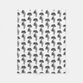 ジンコリーフリノプリントフリースブランケット フリースブランケット (正面)