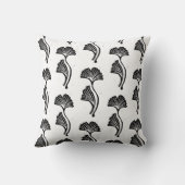 ジンコリーフリノプリント装飾用クッション クッション (裏面)