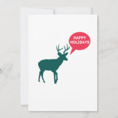 ジンゴルとミンゴル  鹿のクリスマス パーティーの楽しみ 招待状 (裏面)