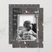 ジンゴールザウェイのクリスマスカード シーズンカード (正面/裏面)