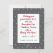 ジンゴール・ザ・ウェイ クリスマスカード (裏面)