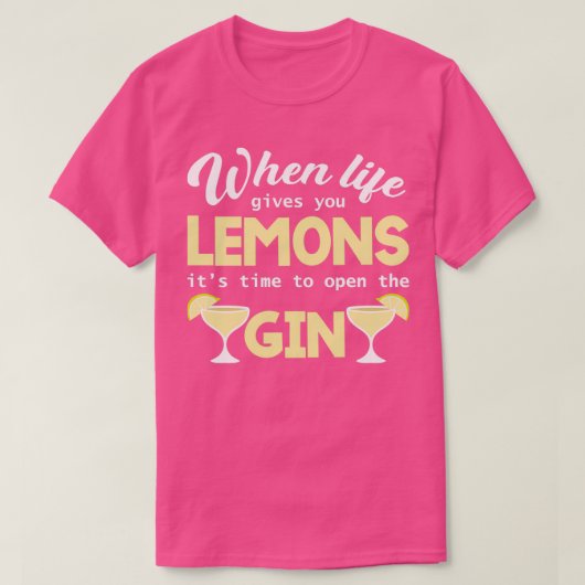 ジンサマーカクテルヴィンテージ Tシャツ (デザイン正面)