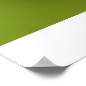 ジンジェゼルガーデングリーン抽象芸術 ポスター (角)