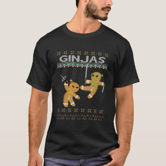 ジンジャス ジンジャーブレッド ニンジャ 変な Tシャツ