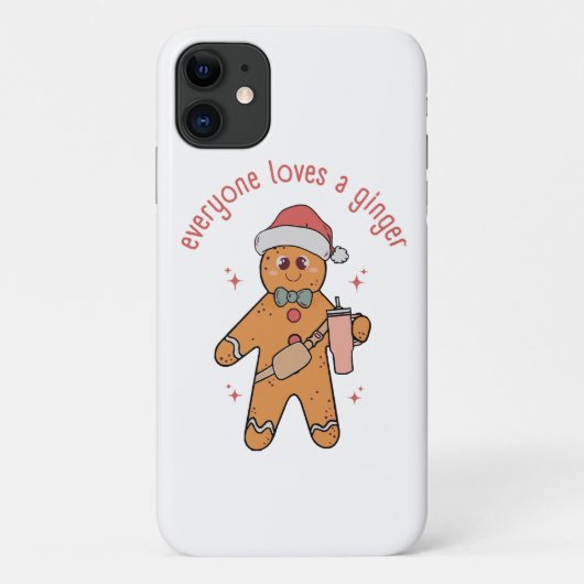 ジンジャーが大好き - 楽しいクリスマス Case-Mate iPhoneケース (裏面)