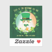 ジンジャーすてき虎猫アイルランド応援ビニールシール シール (シート)