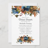 ジンジャーと海軍のフローラバーチャル赤ちゃんシャワー 招待状 (正面)