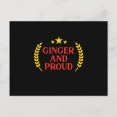 ジンジャーと赤毛誇りを持った赤毛レッドヘッズギフト ポストカード (正面)