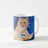 ジンジャーのゲーマー猫 コーヒーマグカップ (正面右)