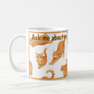ジンジャーの猫が可愛いコーヒーマグ コーヒーマグカップ