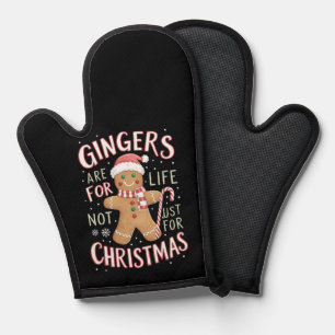 ジンジャーはクリスマスのためだけのものではなく人生のためのもの おもしろい 鍋つかみ