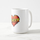 ジンジャーを愛して コーヒーマグカップ (正面右)