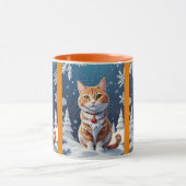 ジンジャーウインタークリスマスキャット マグカップ (中央)