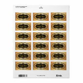 ジンジャーエレガントビール飲料ラベル ラベル (フルシート)