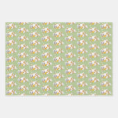 ジンジャーオレンジキャットトおもしろいイレ紙 ラッピングペーパーシート (正面3)