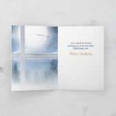 ジンジャーオレンジタブビーキャットメリークリスマス シーズンカード (内部)