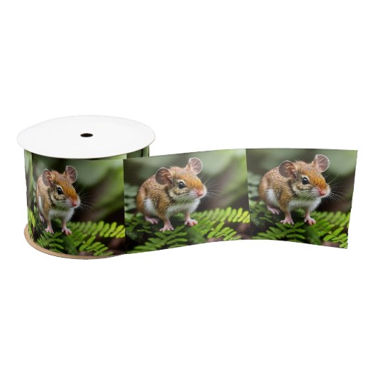 ジンジャーオーストラリアホッピングマウス、サテンリボン サテンリボン (リール)