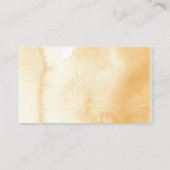 ジンジャーオータムフローラドリンクチケットエンクロージャカード エンクロージャーカード (裏面)