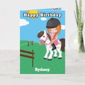 ジンジャーガールズエクシークレットメッセージ誕生日 カード (正面)