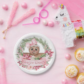 ジンジャーキスメリークリスマス ペーパープレート (パーティー)