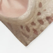 ジンジャーキッテン眠る（みすぼらしいシック） フリースブランケット (角)