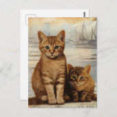 ジンジャーキットンコラージュ ポストカード (正面/裏面)