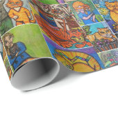 ジンジャーキャッツ ラッピングペーパー (ロールコーナー)