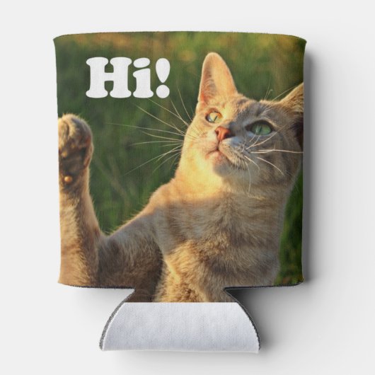 ジンジャーキャットことわざこんにちは！ 缶クーラー (裏面)