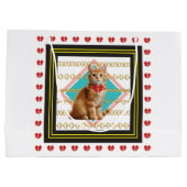 ジンジャーキャットとゴールデンチェーン ラージペーパーバッグ (裏面)